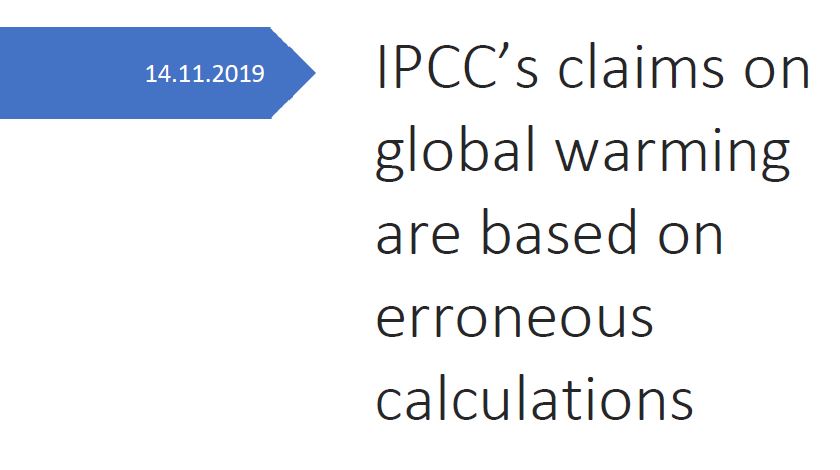 Sarkomaa & Ruotun IPCC-kritiikki nyt englanniksi