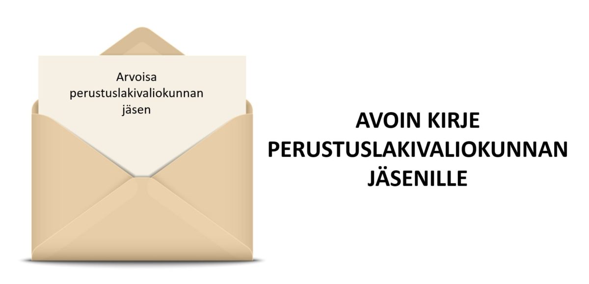 Avoin kirje perustuslakivaliokunnan jäsenille k-passeista työpaikoilla